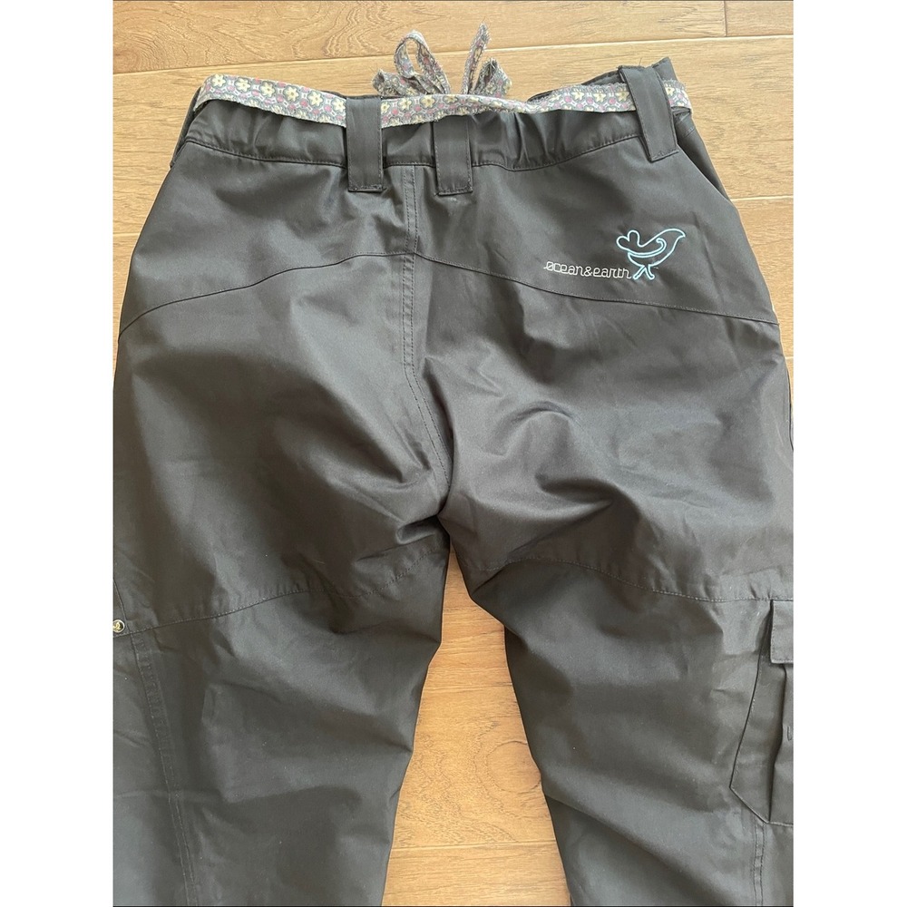 Ocean & Earth Women's Black Ski Snow Pants Medium - Picture 4 of 9